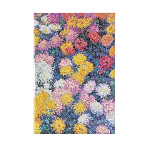 Paperblanks Hardcover Lined Notebook Monets Chrysanthemums Midi