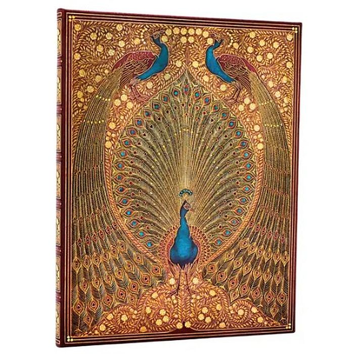 Paperblanks Hardcover Unlined Notebook Hafiz's Peacocks Ultra