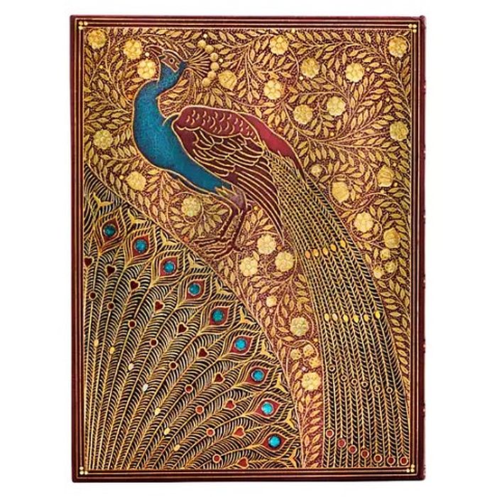 Paperblanks Hardcover Unlined Notebook Hafiz's Peacocks