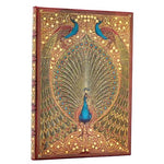 Paperblanks Hardcover Lined Notebook Hafiz's Peacocks Midi