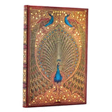 Paperblanks Hardcover Unlined Notebook Hafiz's Peacocks Mini