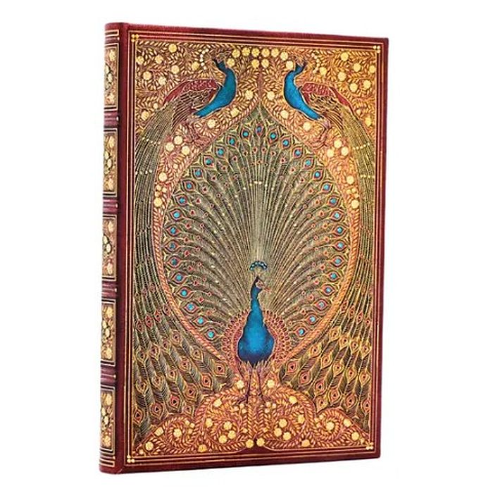 Paperblanks Hardcover Unlined Notebook Hafiz's Peacocks Mini