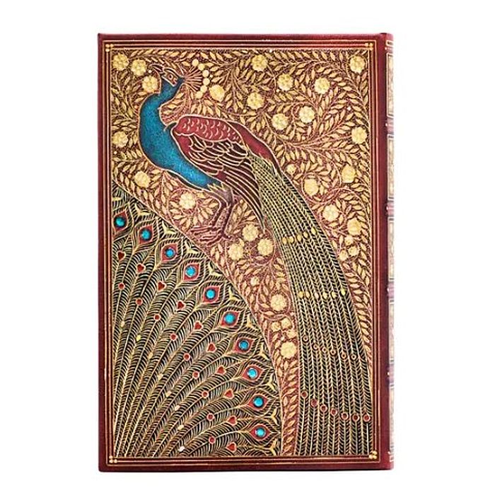 Paperblanks Hardcover Unlined Notebook Hafiz's Peacocks