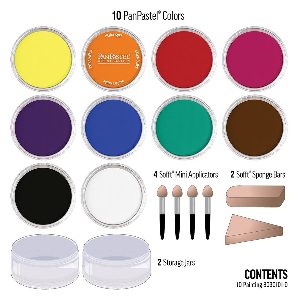 Pan Pastel Artists' Pastel Painting Set 10