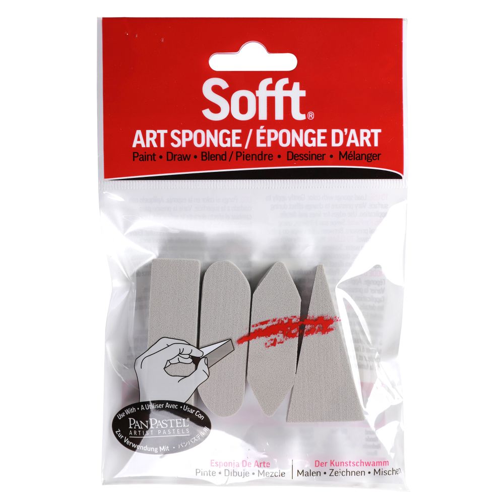 PAN PASTEL SOFFT TOOL MIXED SPONGE BARS PACKET 4