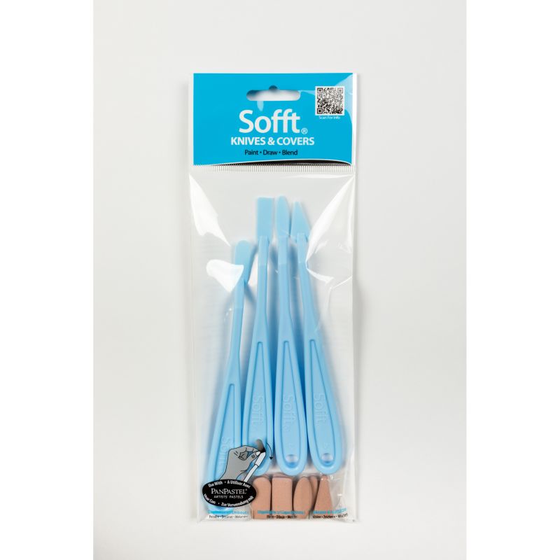 Pan Pastel Sofft Tool Mixed 4 Knives / 8 Covers