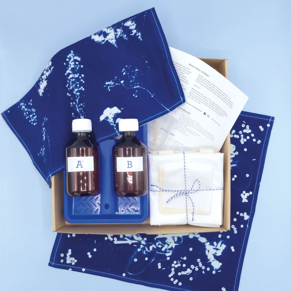 PAR CYANOTYPE DIY KIT FABRIC SET