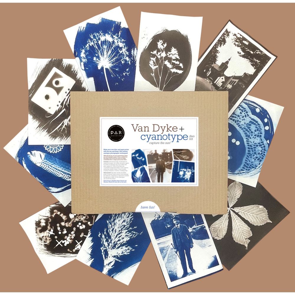 PAR CYANOTYPE & VAN DYKE DYI KIT PAPER SET
