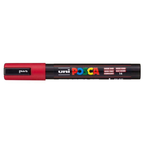 Posca Medium Bullet Tip Marker Marker Dark Red 2.5mm
