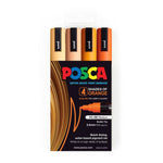 Posca Medium Bullet Tip Marker Marker Orange Shades Set 4 SET / 2.5mm