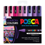 Posca Medium Bullet Tip Marker Marker Aurora Set 8 SET / 2.5mm