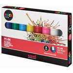 Posca Bold Chisel Tip Marker Assorted Set 8 SET / 8mm