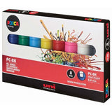 Posca Bold Chisel Tip Marker Assorted Set 8 SET / 8mm