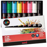 Posca Bold Chisel Tip Marker Assorted Set 8 SET / 8mm