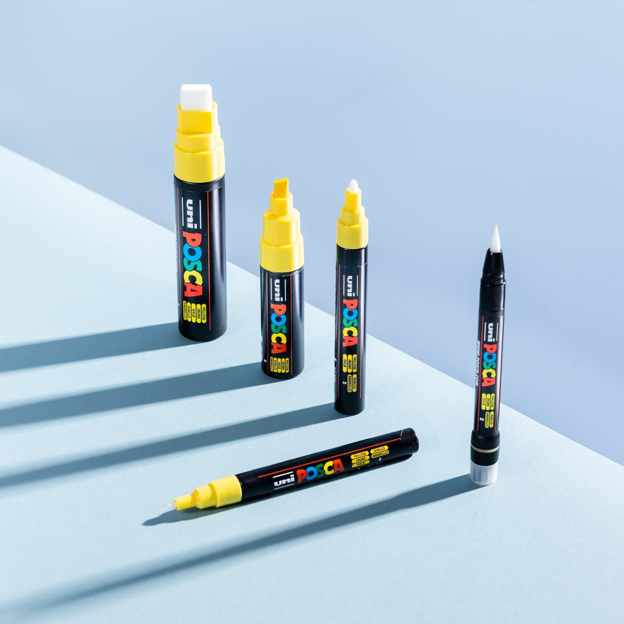 Posca Bold Chisel Tip Marker Assorted Set 8