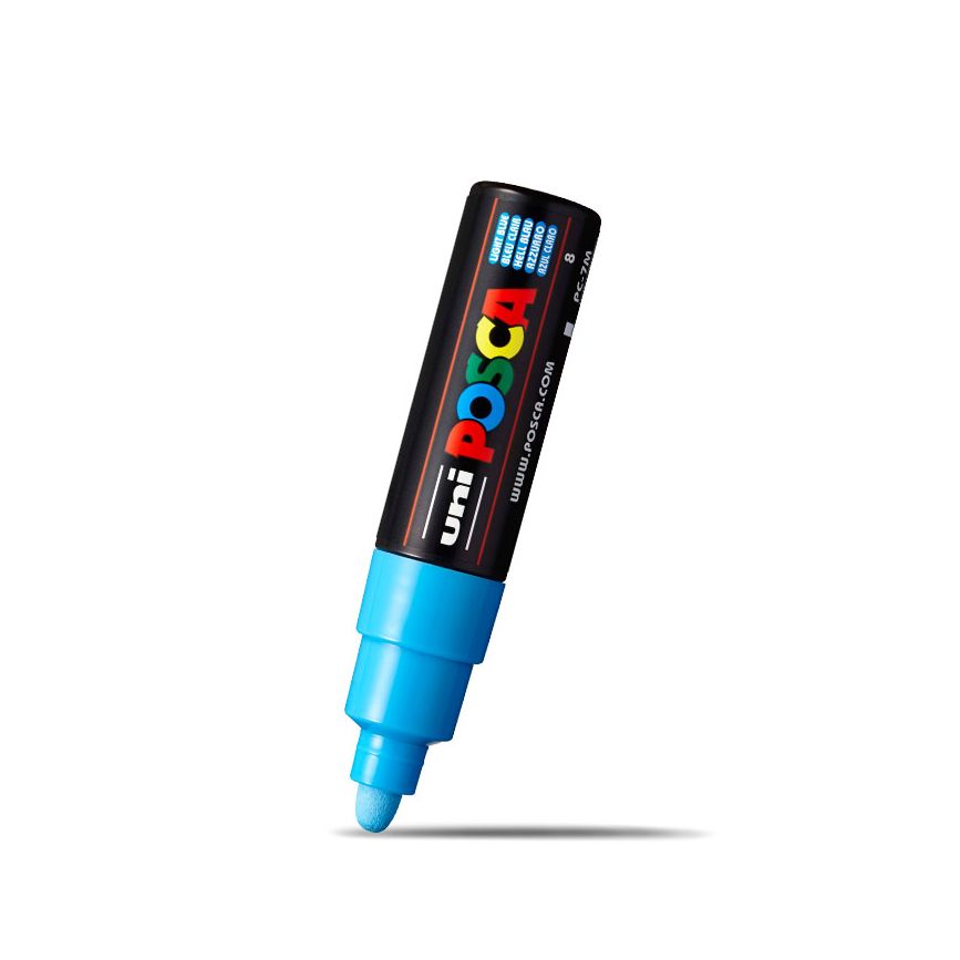 Posca Bold Bullet Tip Marker Light Blue 4.5mm