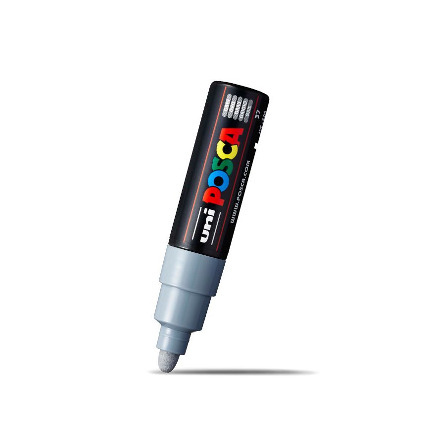 Posca Bold Bullet Tip Marker Grey 4.5mm