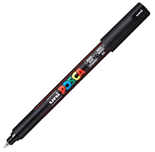 Posca Ultra Fine Tip Marker Black 0.7mm