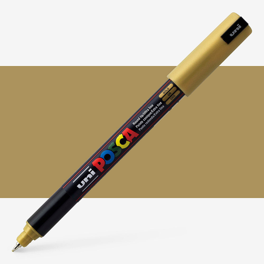 Posca Ultra Fine Tip Marker Gold