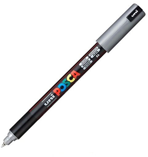 Posca Ultra Fine Tip Marker Silver 0.7mm