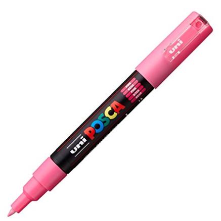 Posca Extra Fine Bullet Tip Marker Pink 1mm