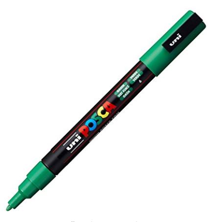 Posca Fine Bullet Tip Marker Green 1.3mm