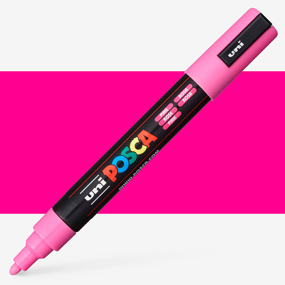 Posca Medium Bullet Tip Marker Pink