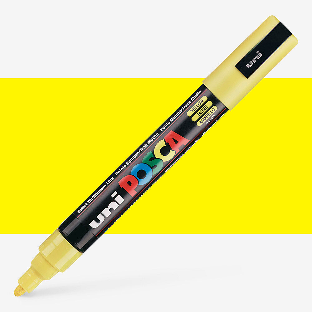 Posca Medium Bullet Tip Marker Yellow