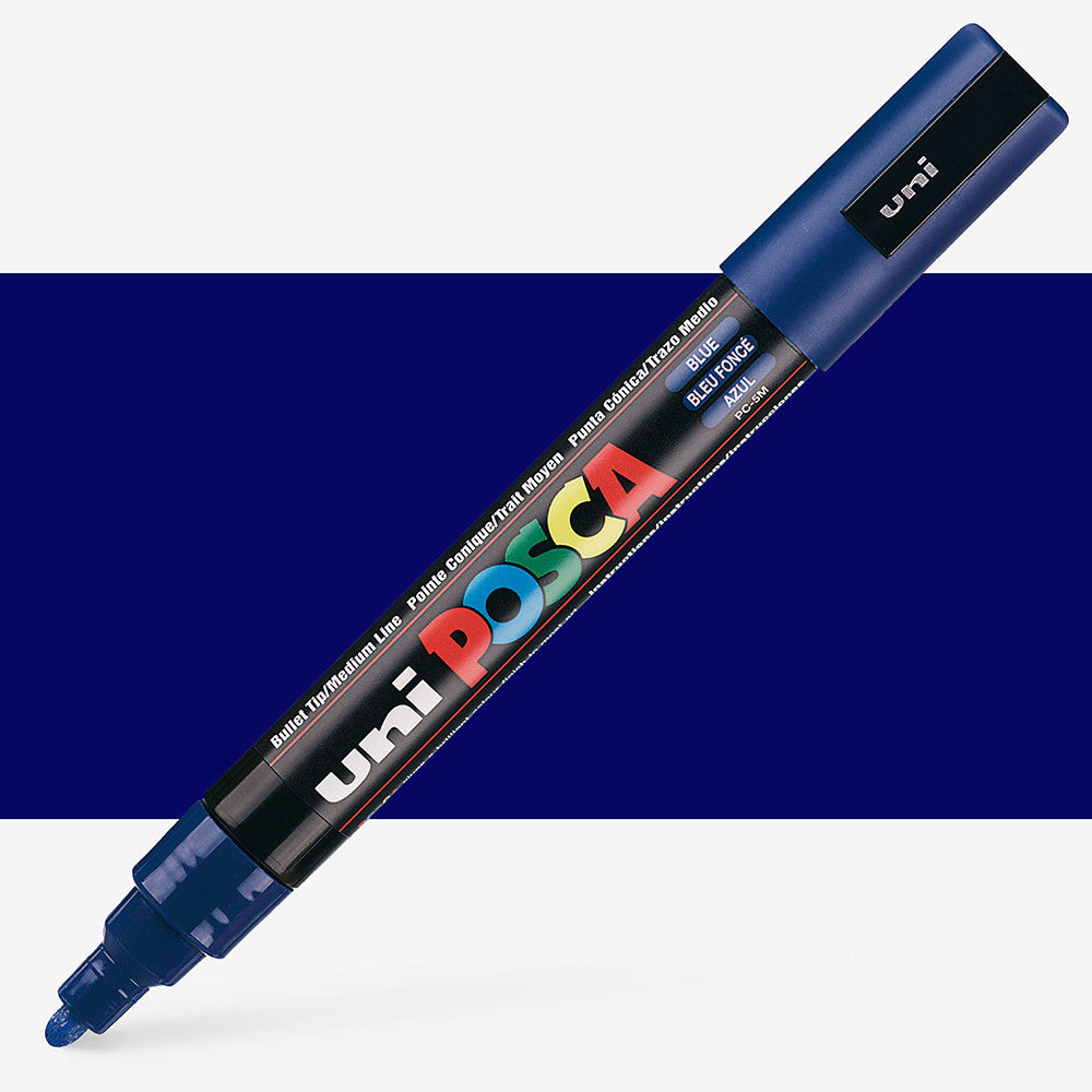 Posca Medium Bullet Tip Marker Blue