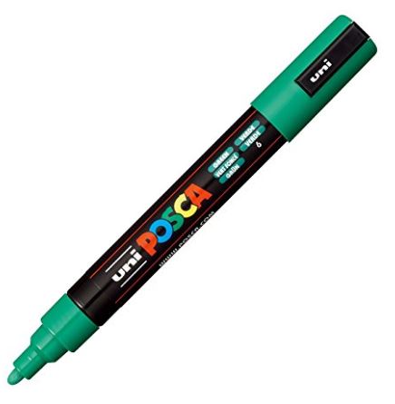 Posca Medium Bullet Tip Marker Green 2.5mm