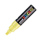 Posca Bold Chisel Tip Marker Yellow 8mm