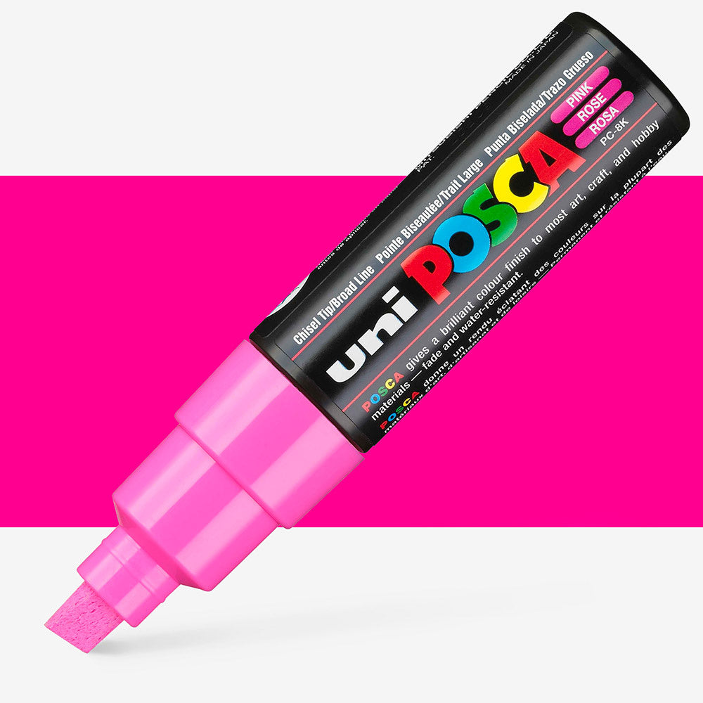 Posca Bold Chisel Tip Marker Pink