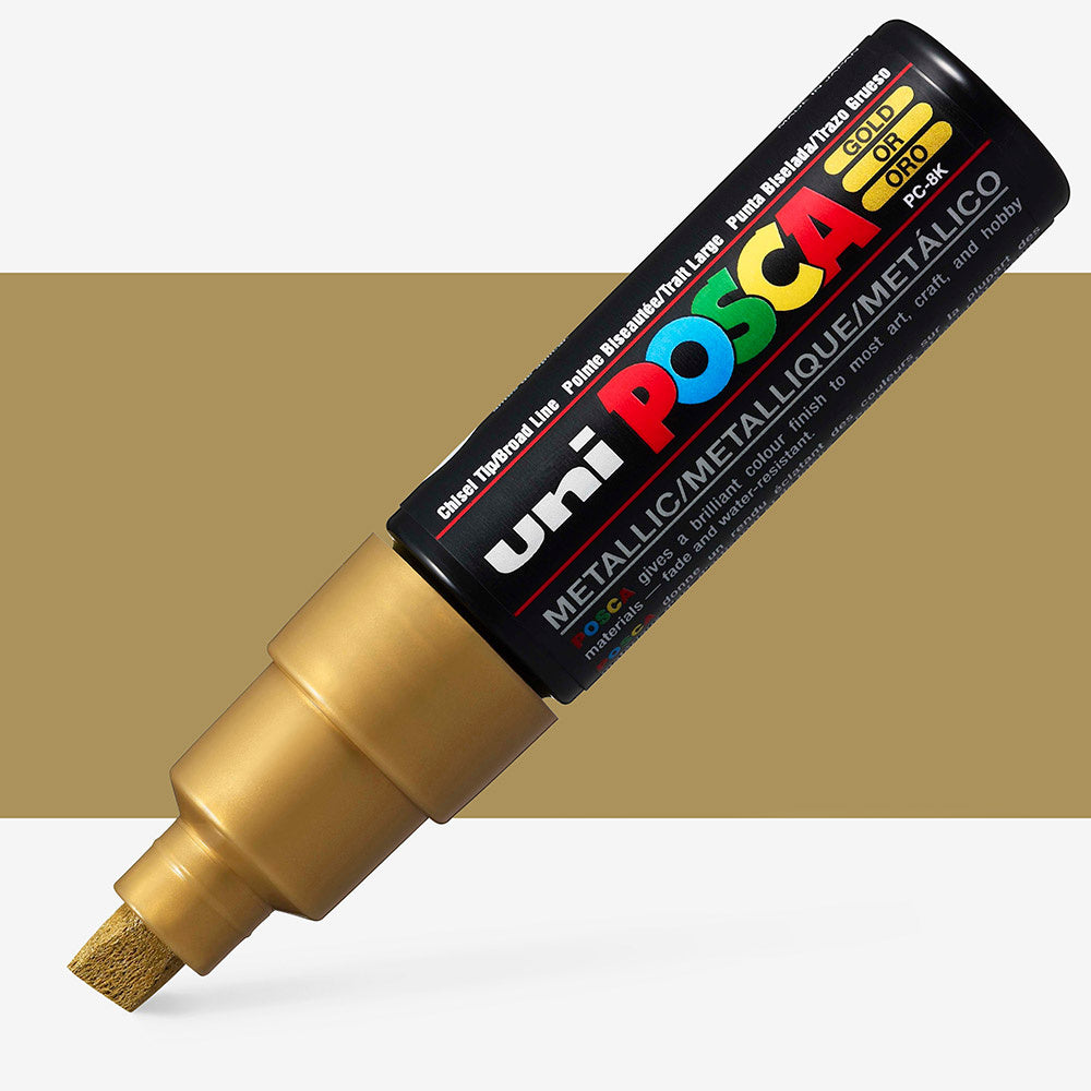 Posca Bold Chisel Tip Marker Gold