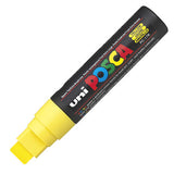 Posca Broad Chisel Tip Marker Yellow 15mm