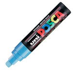 Posca Broad Chisel Tip Marker Light Blue 15mm