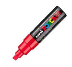 Posca Bold Chisel Tip Marker Assorted Colour Set 4 SET / 8mm