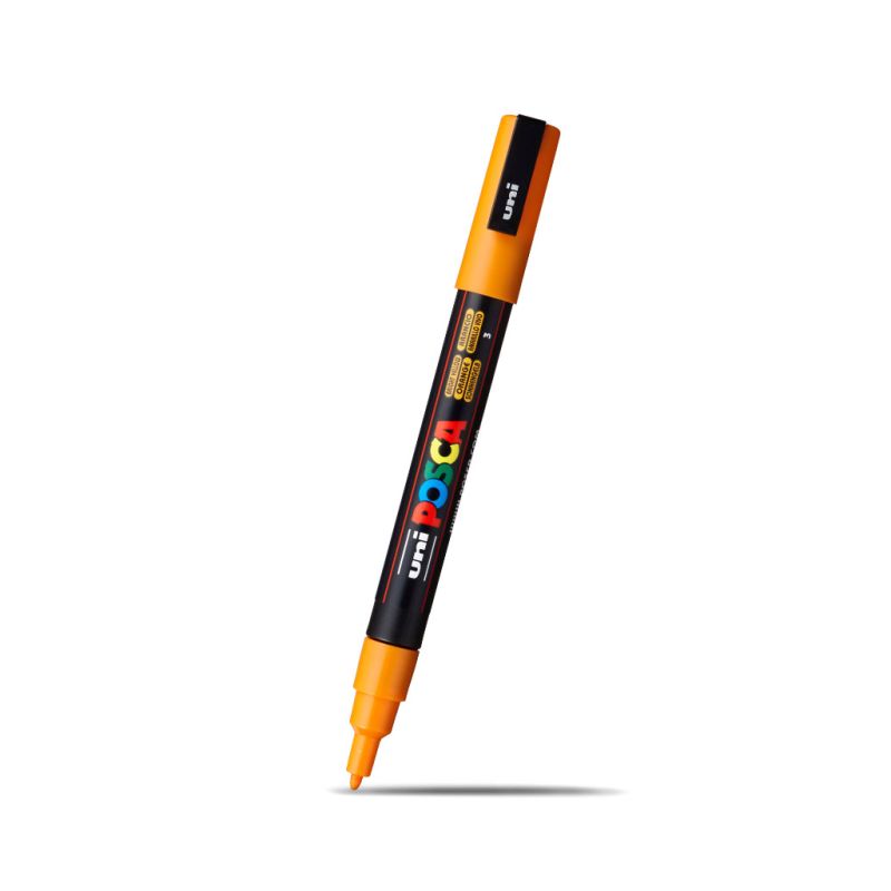 Posca Fine Bullet Tip Marker Bright Orange 1.3mm