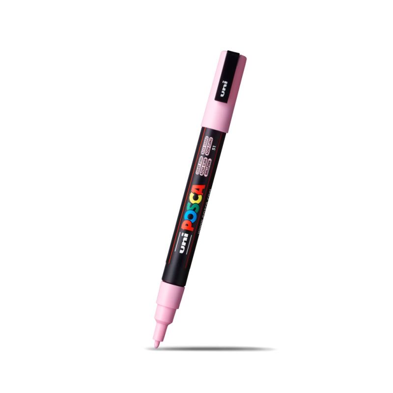 Posca Fine Bullet Tip Marker Light Pink 1.3mm