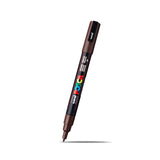 Posca Fine Bullet Tip Marker Dark Brown 1.3mm