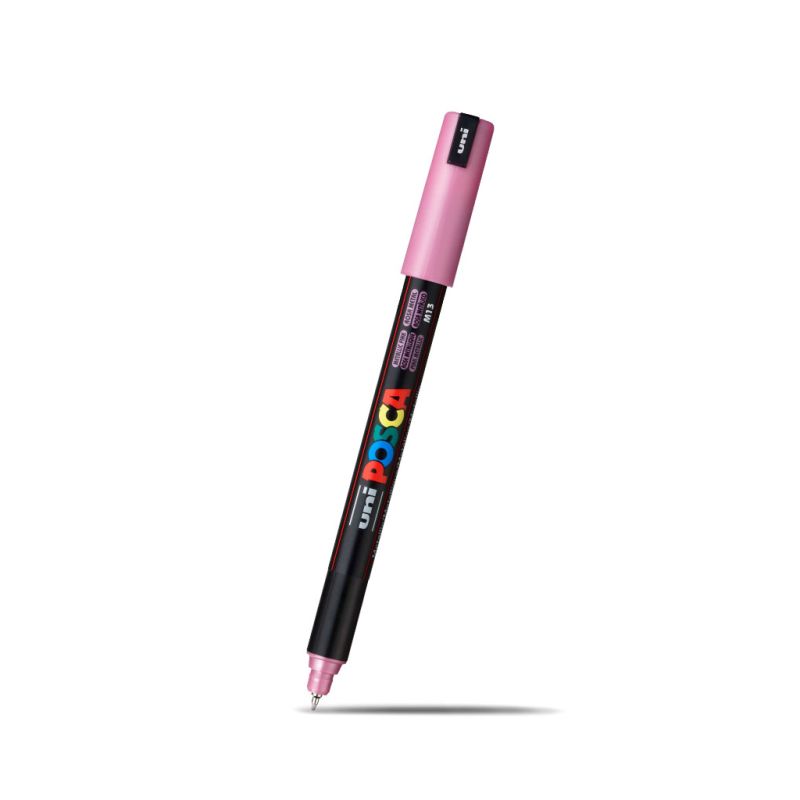 Posca Ultra Fine Tip Marker Metallic Pink 0.7mm