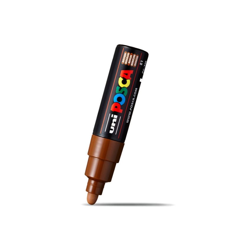 Posca Bold Bullet Tip Marker Brown 4.5mm