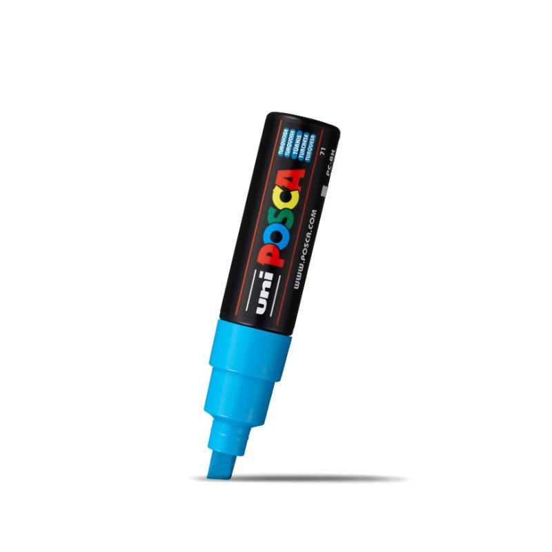 Posca Bold Chisel Tip Marker Turquoise 8mm