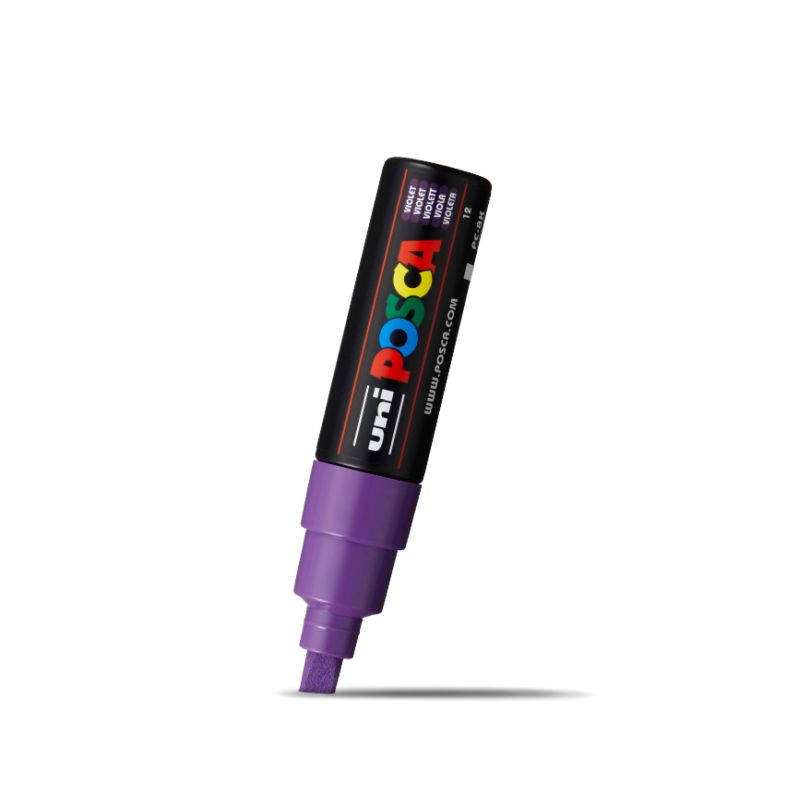 Posca Bold Chisel Tip Marker Violet 8mm