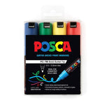 Posca Bold Bullet Tip Marker Assorted Set 4 SET / 4.5mm