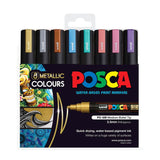 Posca Medium Bullet Tip Marker MetallicSet 8 SET / 2.5mm