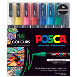 Posca Fine Bullet Tip Marker Assorted Set 16 SET / 1mm