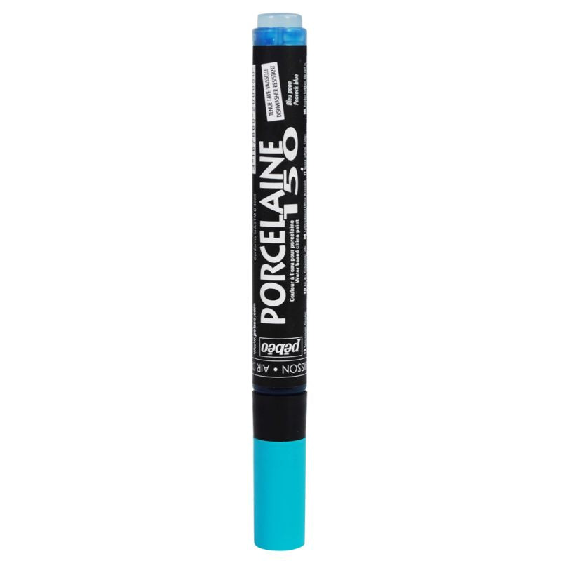 Pebeo Porcelaine 150 Ceramic Marker Peacock Blue 1.2mm