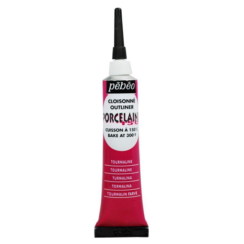 Product image for Pebeo Porcelaine 150 Ceramic Outliner Tourmaline