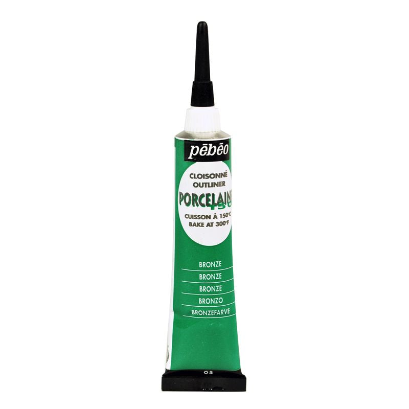 Pebeo Porcelaine 150 Ceramic Outliner Bronze 20ml