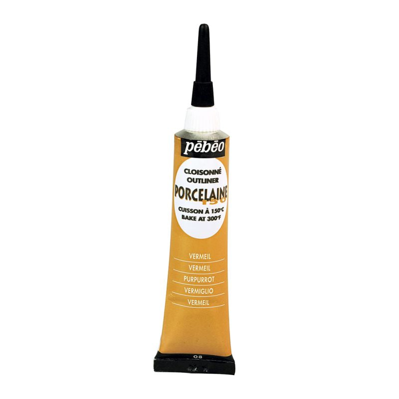 Pebeo Porcelaine 150 Ceramic Outliner Vermeil 20ml